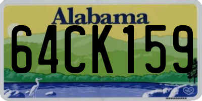 AL license plate 64CK159