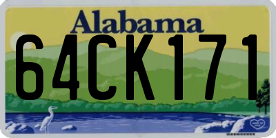 AL license plate 64CK171