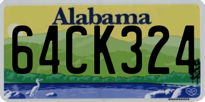 AL license plate 64CK324