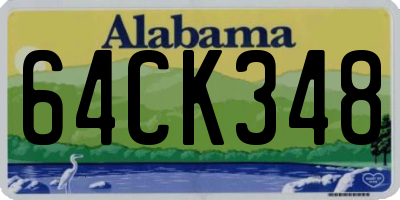 AL license plate 64CK348