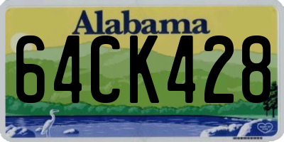 AL license plate 64CK428