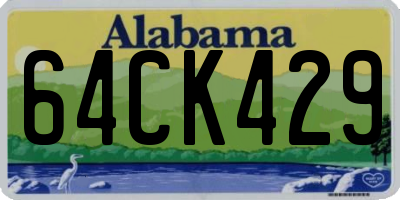 AL license plate 64CK429