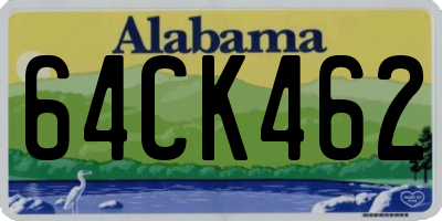 AL license plate 64CK462