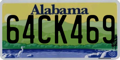 AL license plate 64CK469