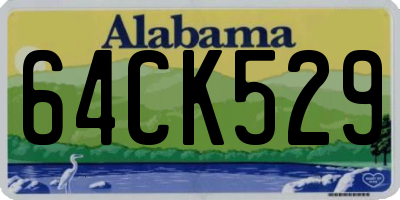 AL license plate 64CK529