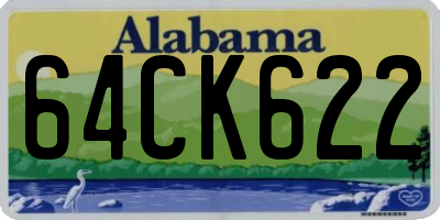 AL license plate 64CK622