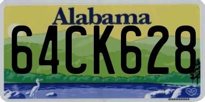 AL license plate 64CK628
