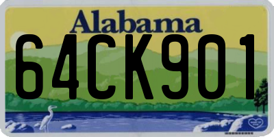 AL license plate 64CK901
