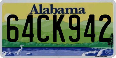 AL license plate 64CK942