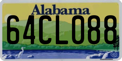 AL license plate 64CL088