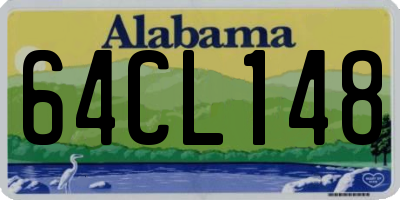 AL license plate 64CL148