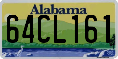 AL license plate 64CL161
