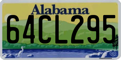 AL license plate 64CL295