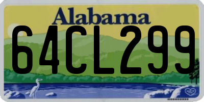 AL license plate 64CL299