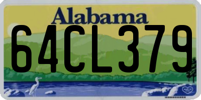 AL license plate 64CL379