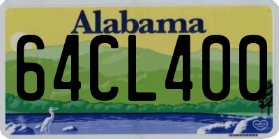 AL license plate 64CL400