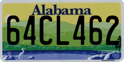 AL license plate 64CL462