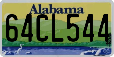 AL license plate 64CL544
