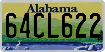 AL license plate 64CL622