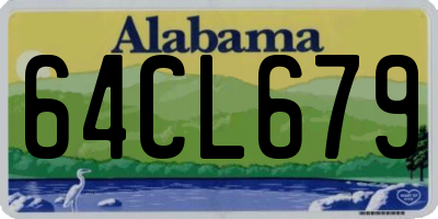 AL license plate 64CL679