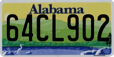 AL license plate 64CL902