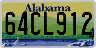 AL license plate 64CL912