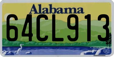 AL license plate 64CL913