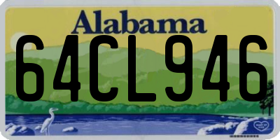 AL license plate 64CL946