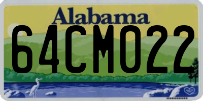 AL license plate 64CM022