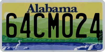 AL license plate 64CM024