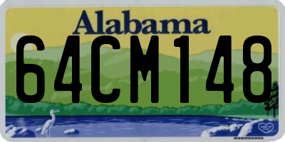 AL license plate 64CM148