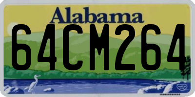 AL license plate 64CM264