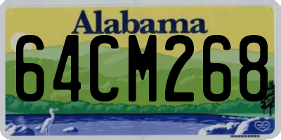 AL license plate 64CM268