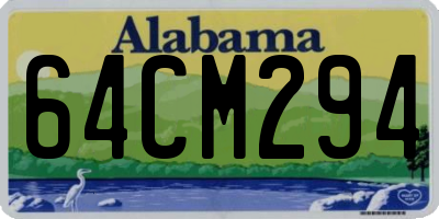 AL license plate 64CM294