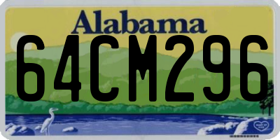 AL license plate 64CM296