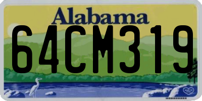 AL license plate 64CM319