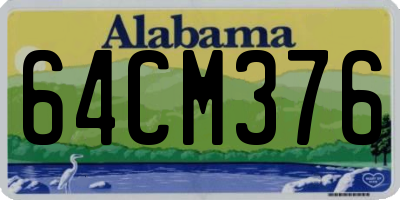 AL license plate 64CM376