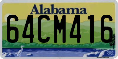 AL license plate 64CM416
