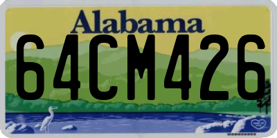 AL license plate 64CM426