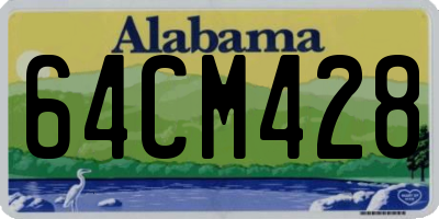 AL license plate 64CM428