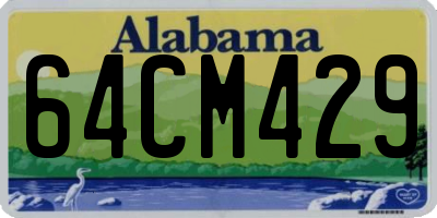 AL license plate 64CM429