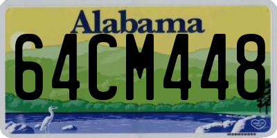 AL license plate 64CM448