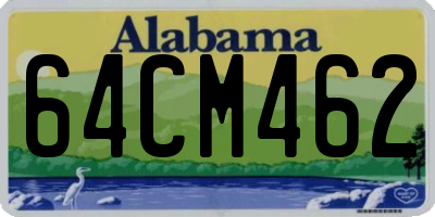 AL license plate 64CM462