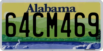 AL license plate 64CM469