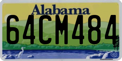 AL license plate 64CM484