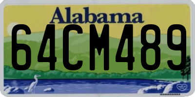 AL license plate 64CM489