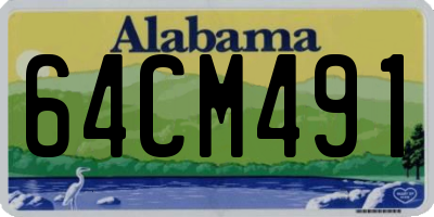 AL license plate 64CM491