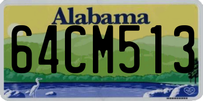AL license plate 64CM513