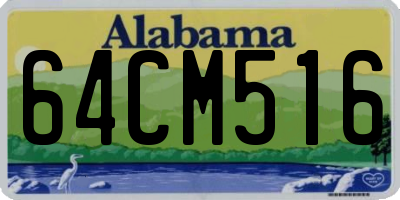 AL license plate 64CM516
