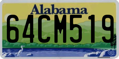 AL license plate 64CM519